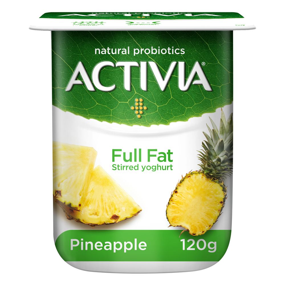Buy Activia Pineapple Stirred Yoghurt, 120g Online in Kuwait Talabat