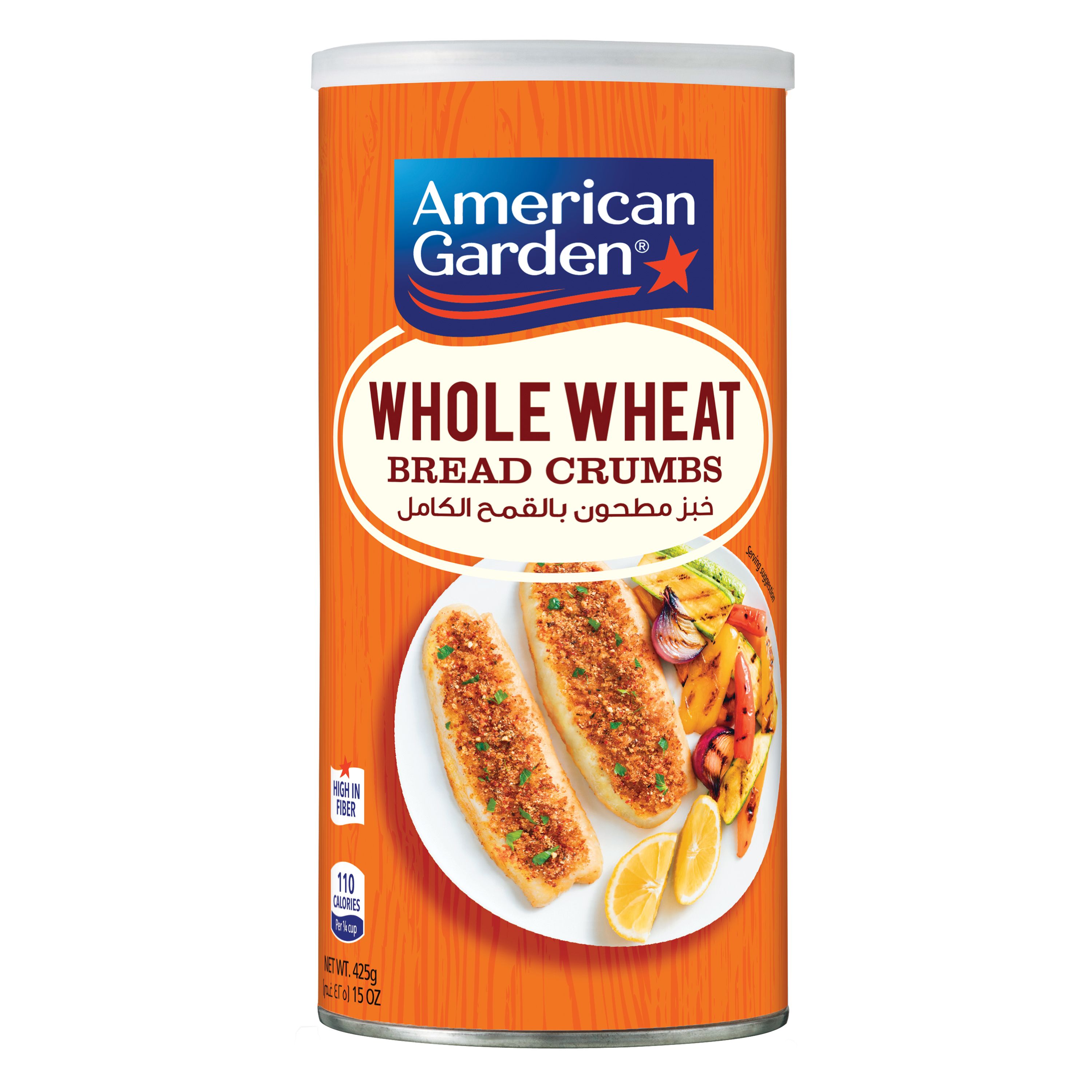 Buy American Garden Whole Wheat Bread Crumbs, 425g Online in Jordan