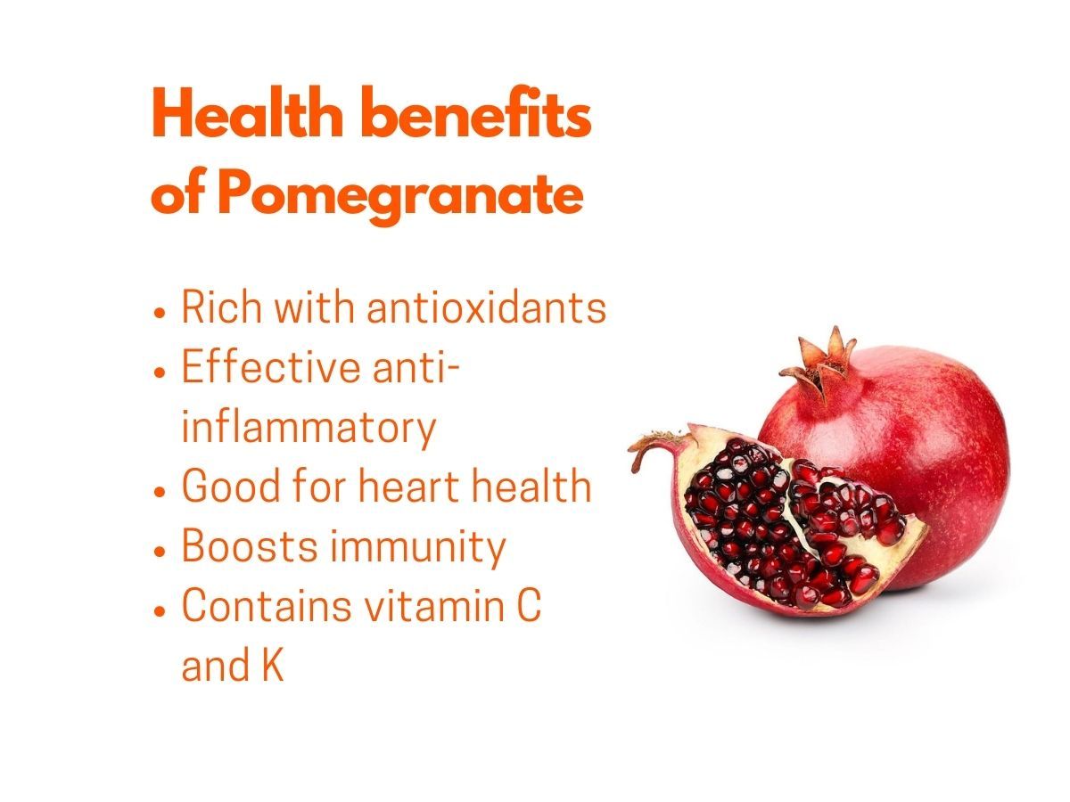 Pomegranate contains clearance