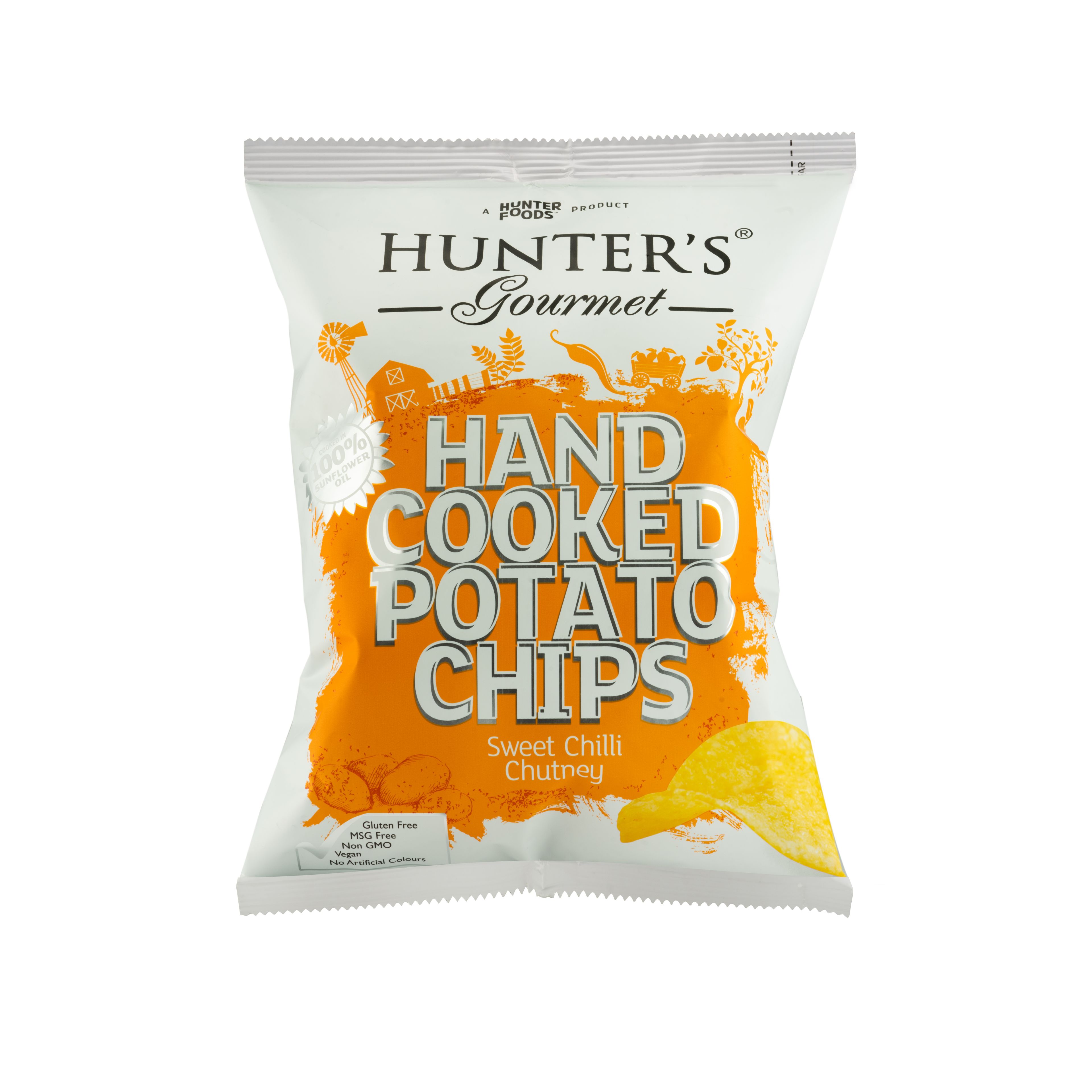 Buy Hunter's Gourmet Sweet Chilli Chutney Hand Cooked Potato Chips ...