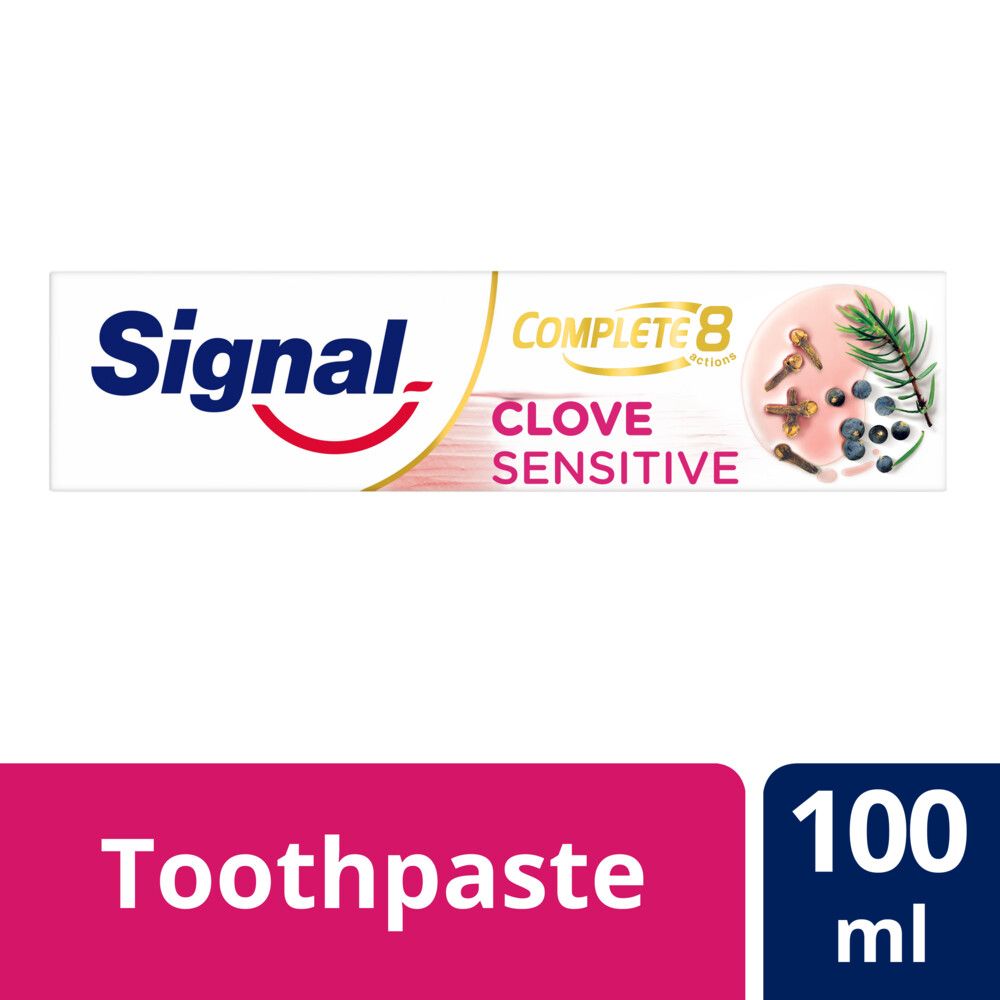 Buy Signal Complete 8 Toothpaste - Clove Sensitive, 100ml Online in ...