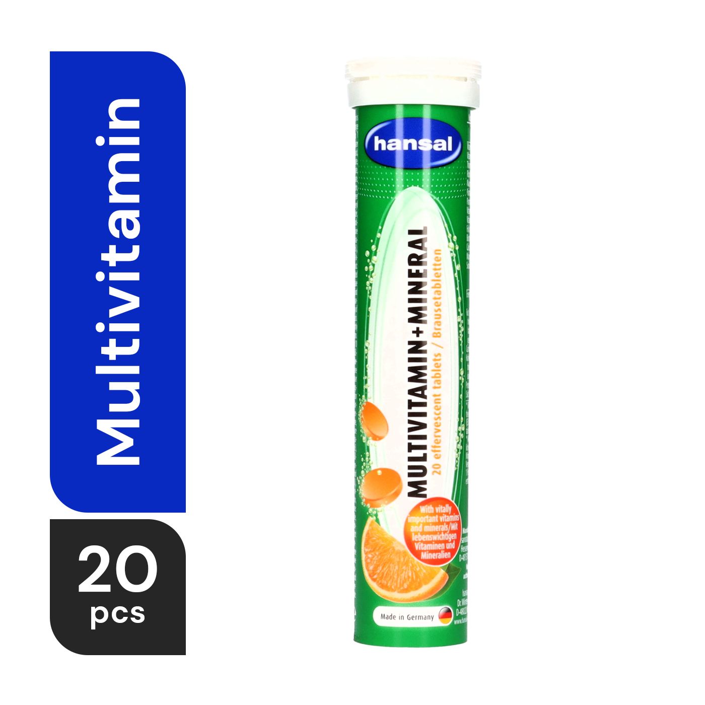 Buy Hansal Multivitamin + Mineral 20 Tablets Online in UAE Talabat UAE