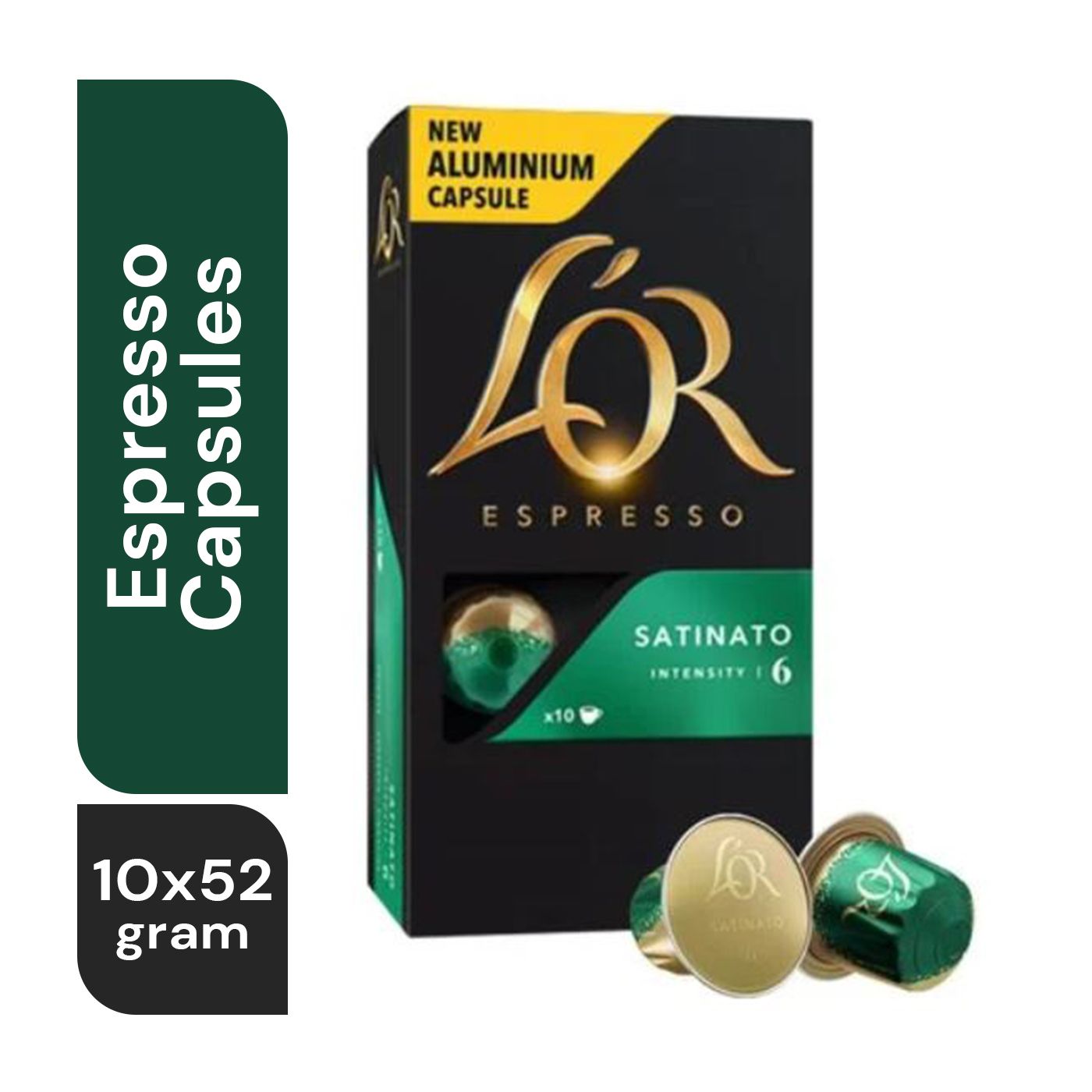 Buy L'Or Espresso Coffee Capsules Satinato 52 g x 10 Pcs Online in UAE