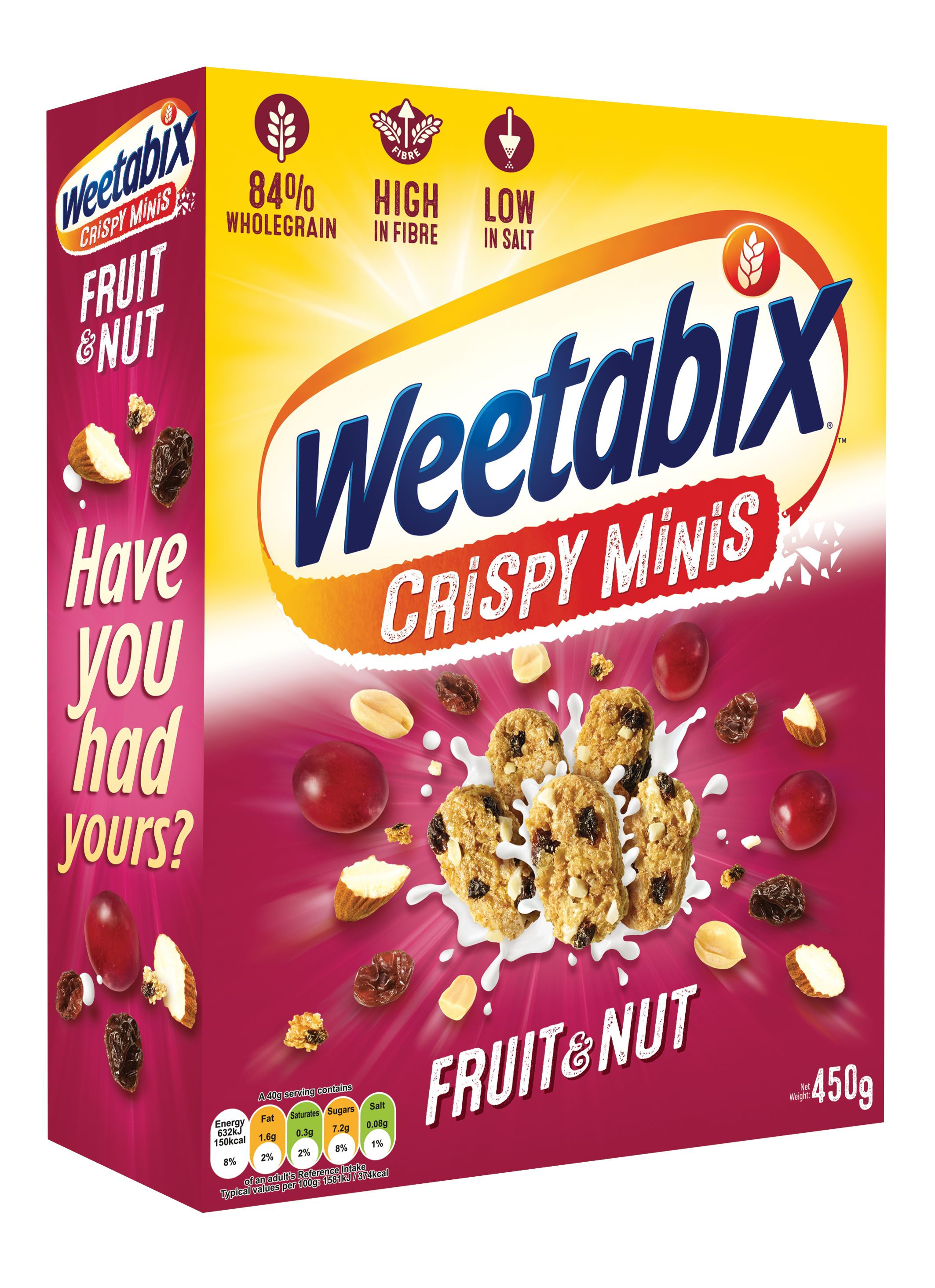 Buy Weetabix Crispy Minis Fruit & Nut Cereal, 450g Online in Jordan Talabat Jordan