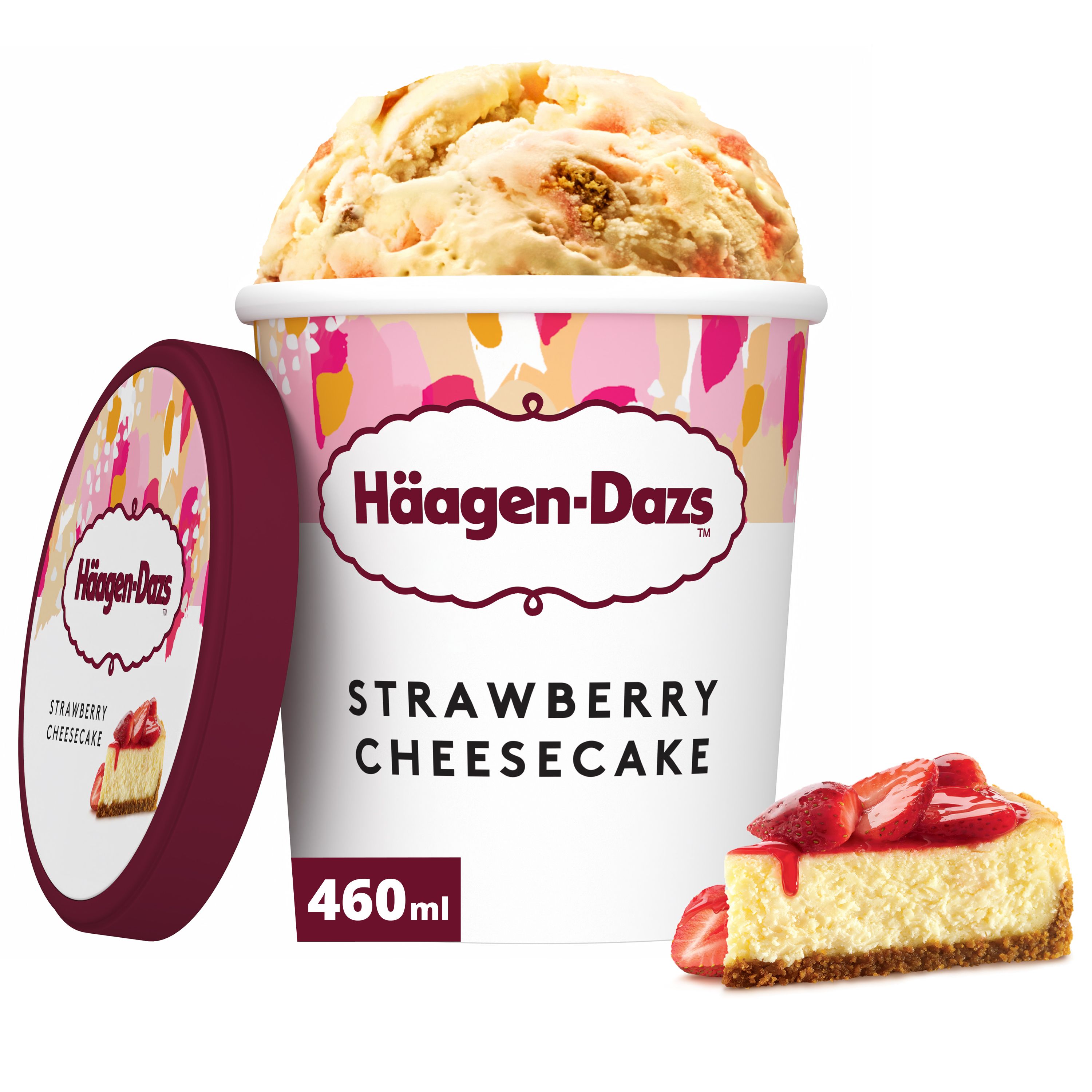 Buy HaagenDazs Strawberry Cheesecake Ice Cream 460ml Online in UAE Talabat UAE
