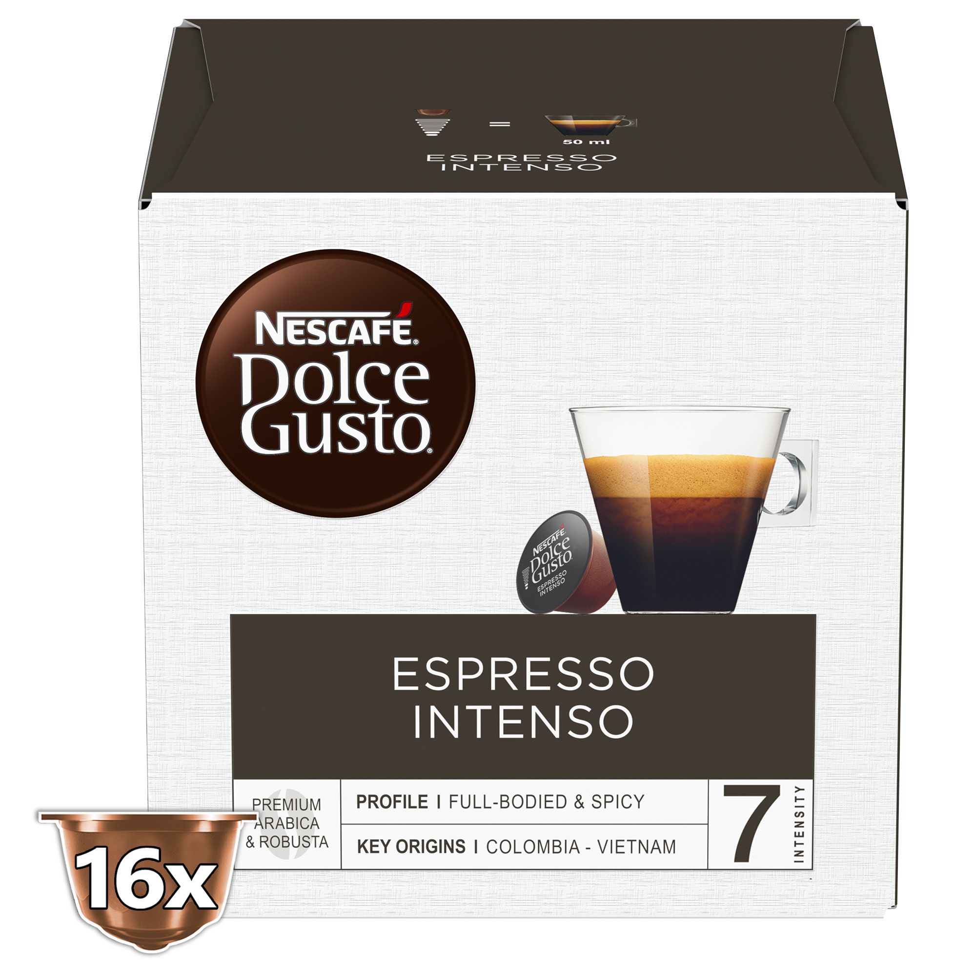 Buy Nescafe Dolce Gusto Espresso Intenso Coffee, 16 Capsules Online in Bahrain Talabat Bahrain