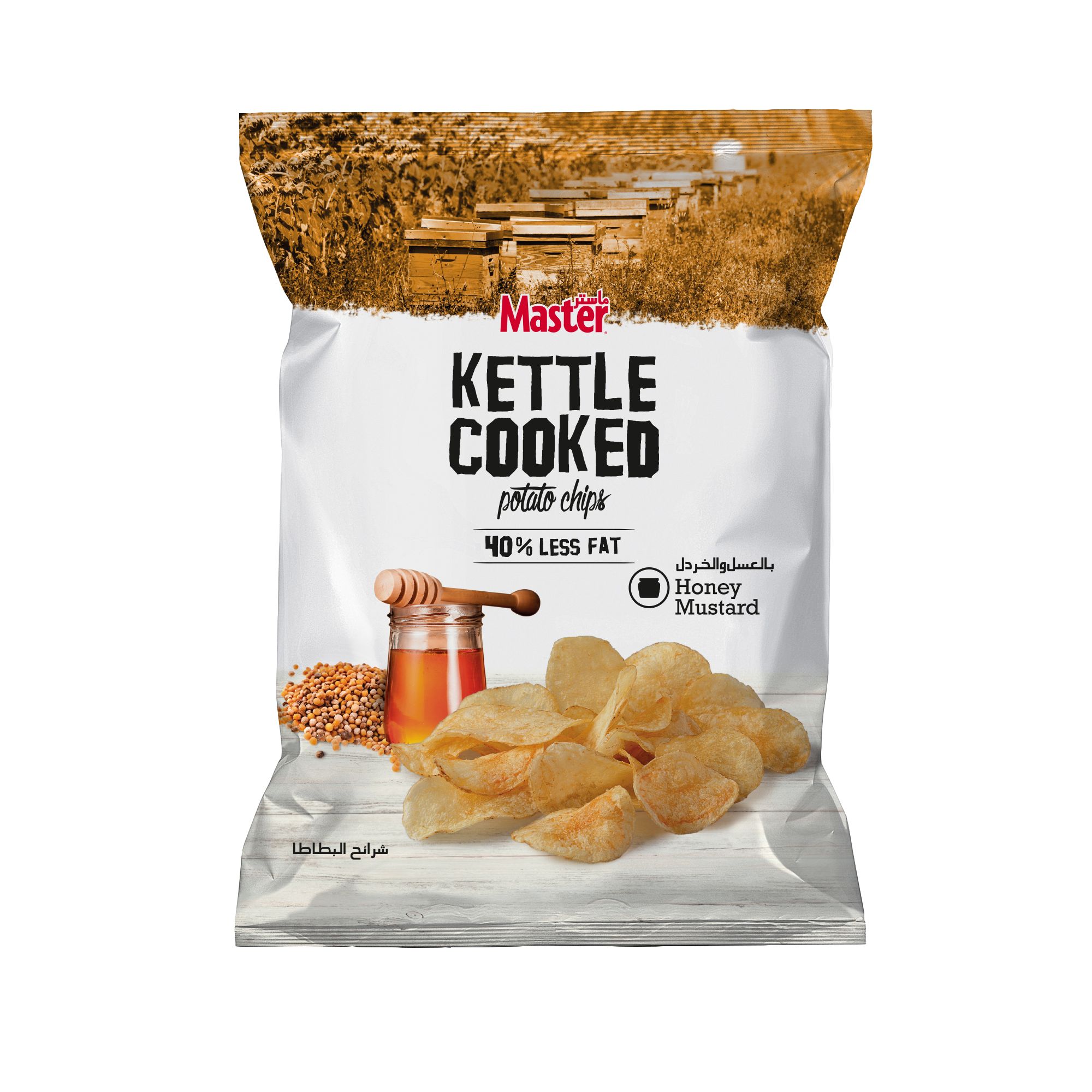 Buy Master Kettle Cooked Honey Mustard Potato Chips, 170g Online in UAE
