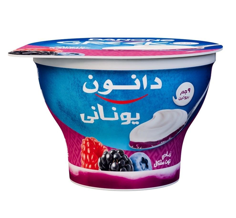 Buy Danone Mixed Berries Greek Yoghurt, 170g Online in Egypt | Talabat ...