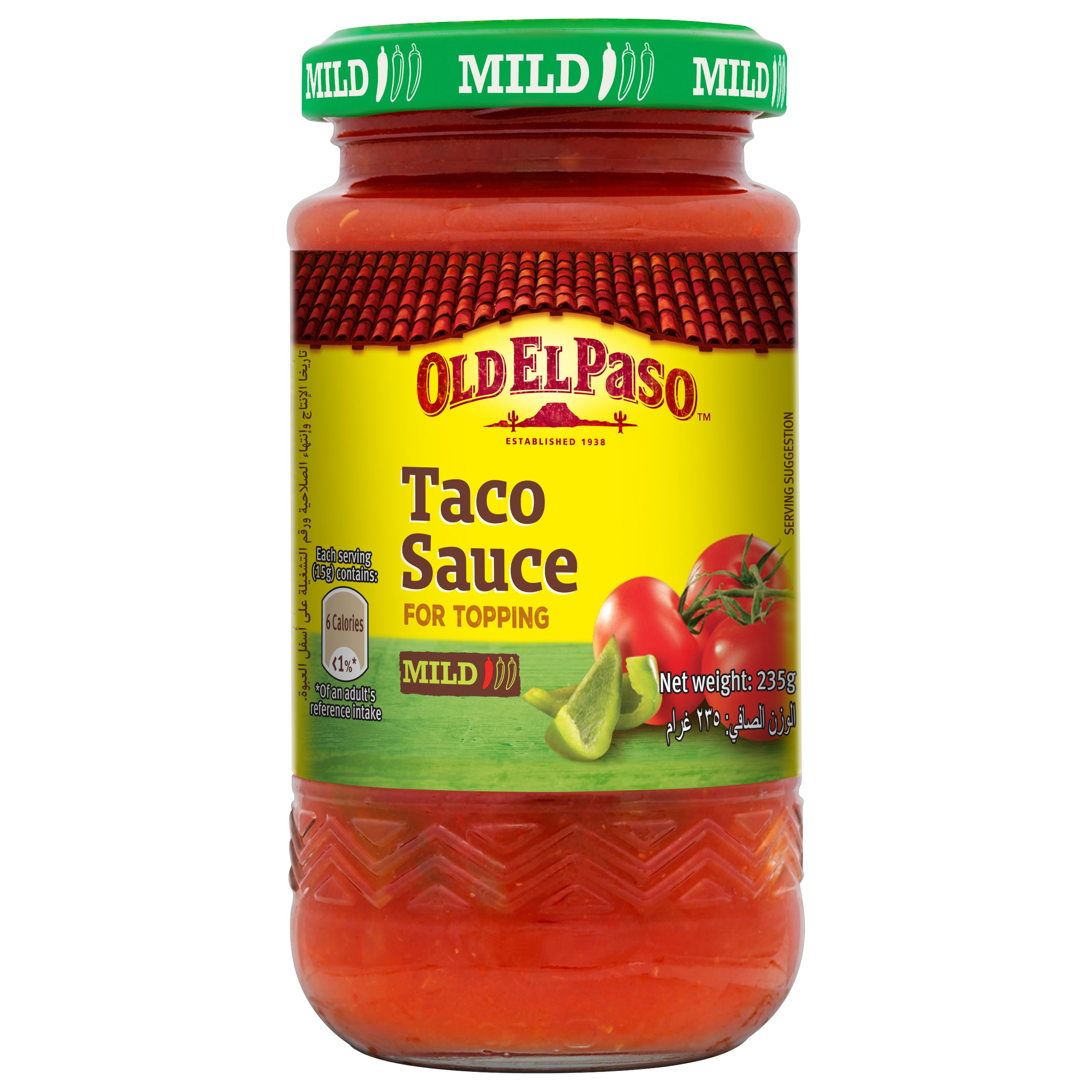 Buy Old El Paso Mild Taco Salsa 235 g Online in UAE Talabat UAE