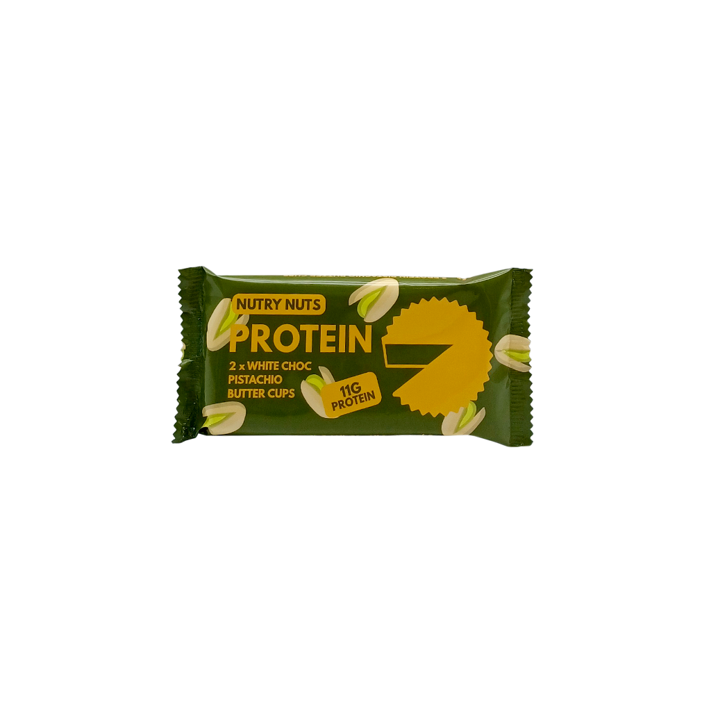 Buy Nutry Nuts Protein White Chocolate Pistachio Butter Cups, 42g