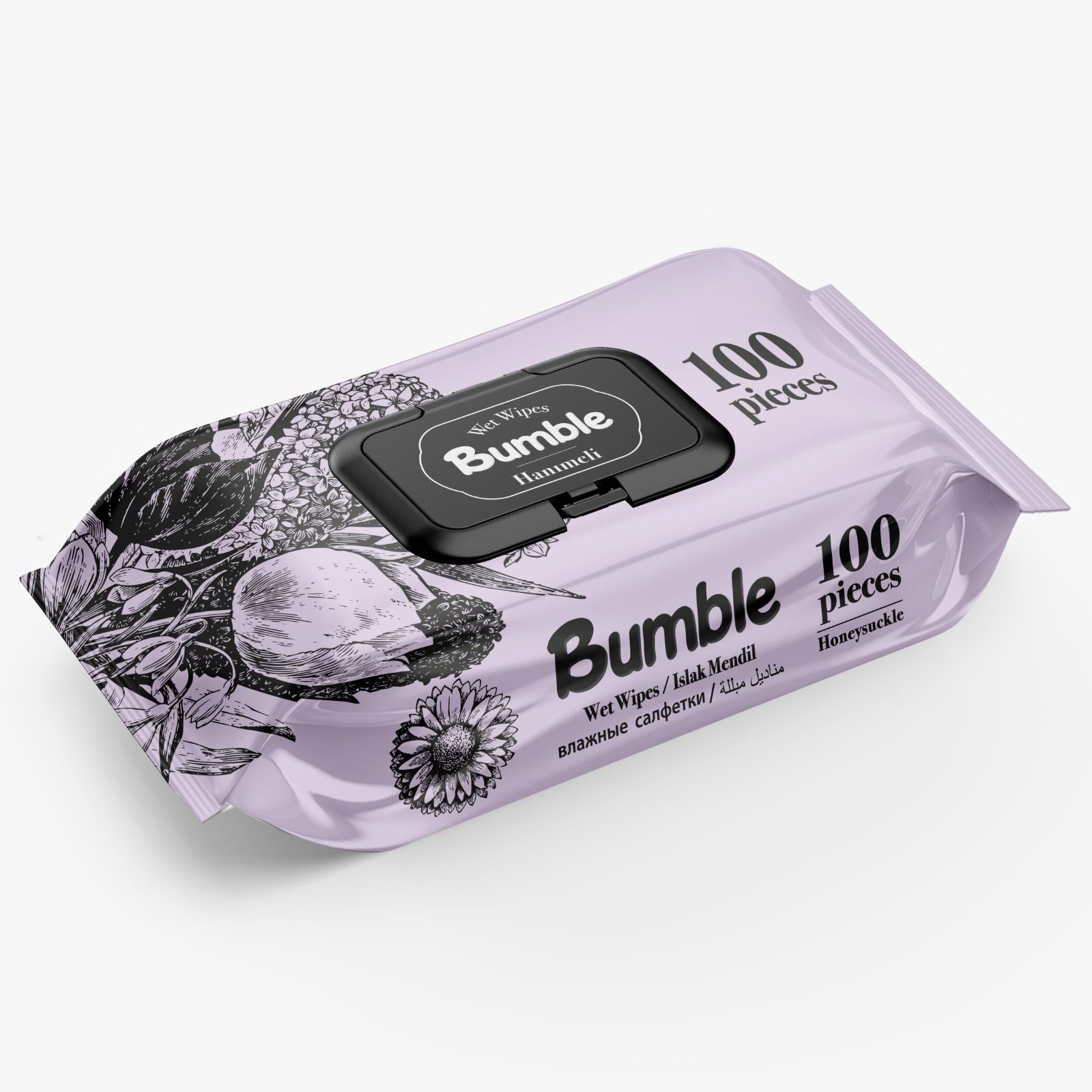 Buy Bumble Honeysuckle Wet Wipes, 100 Count Online in Bahrain Talabat
