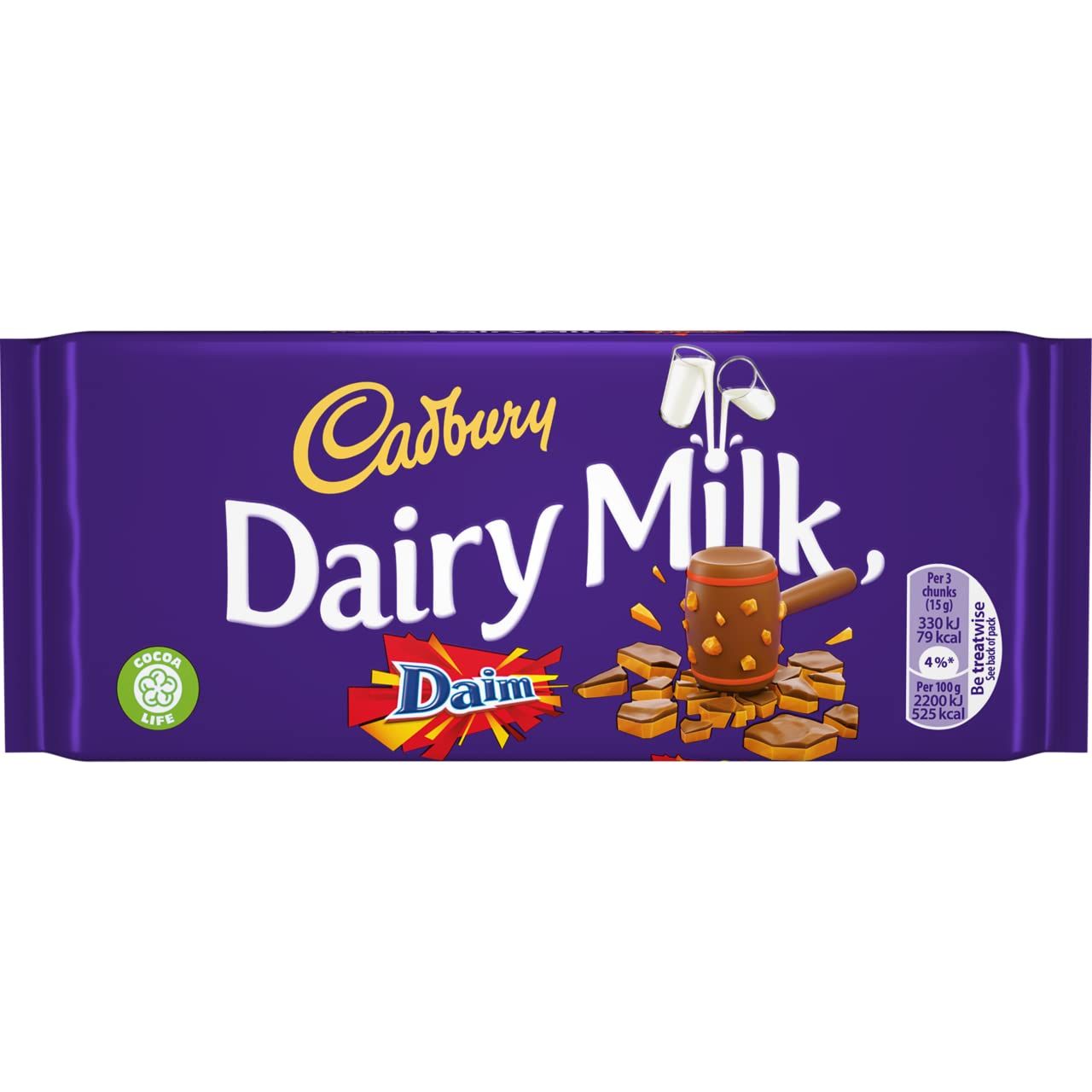Buy Cadbury Dairy Milk Daim Bar Milk Chocolate Tablet, 120g Online in