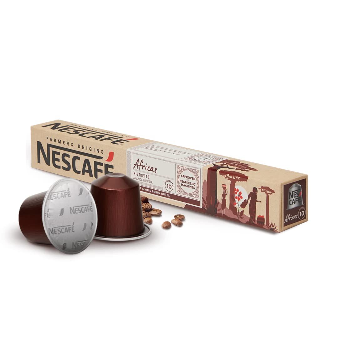 Buy Nescafe Farmers Origins African Arabica & Robusta Ristretto Coffee ...