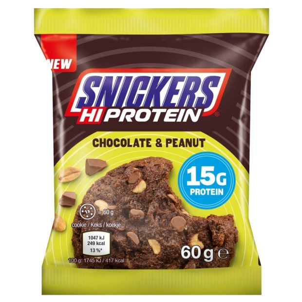 Buy Snickers Hi Protein Chocolate & Peanut Cookie, 60g Online in Kuwait ...