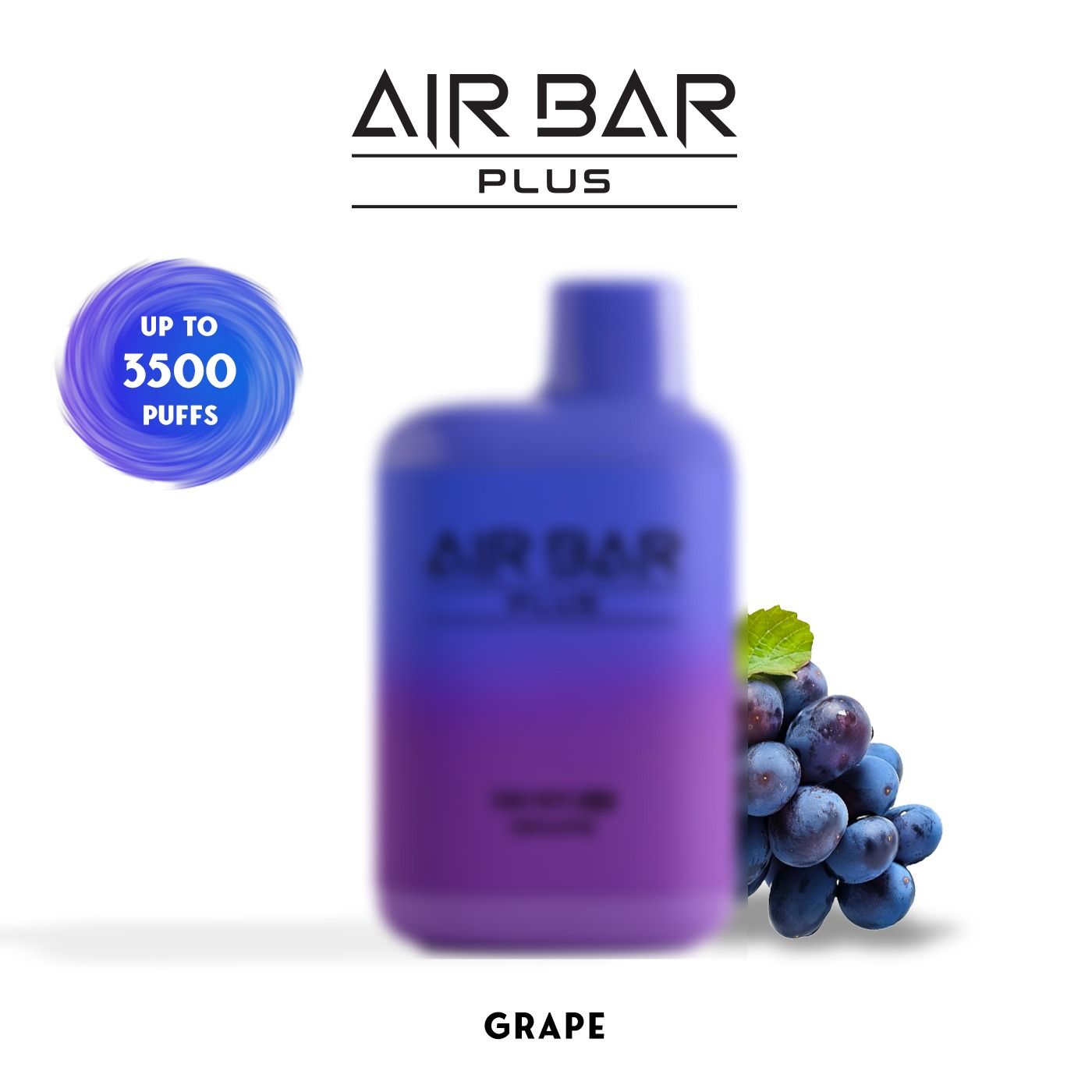 Buy AirBar Plus Grape 3500 Puffs 45 Mg Online in Kuwait Talabat Kuwait
