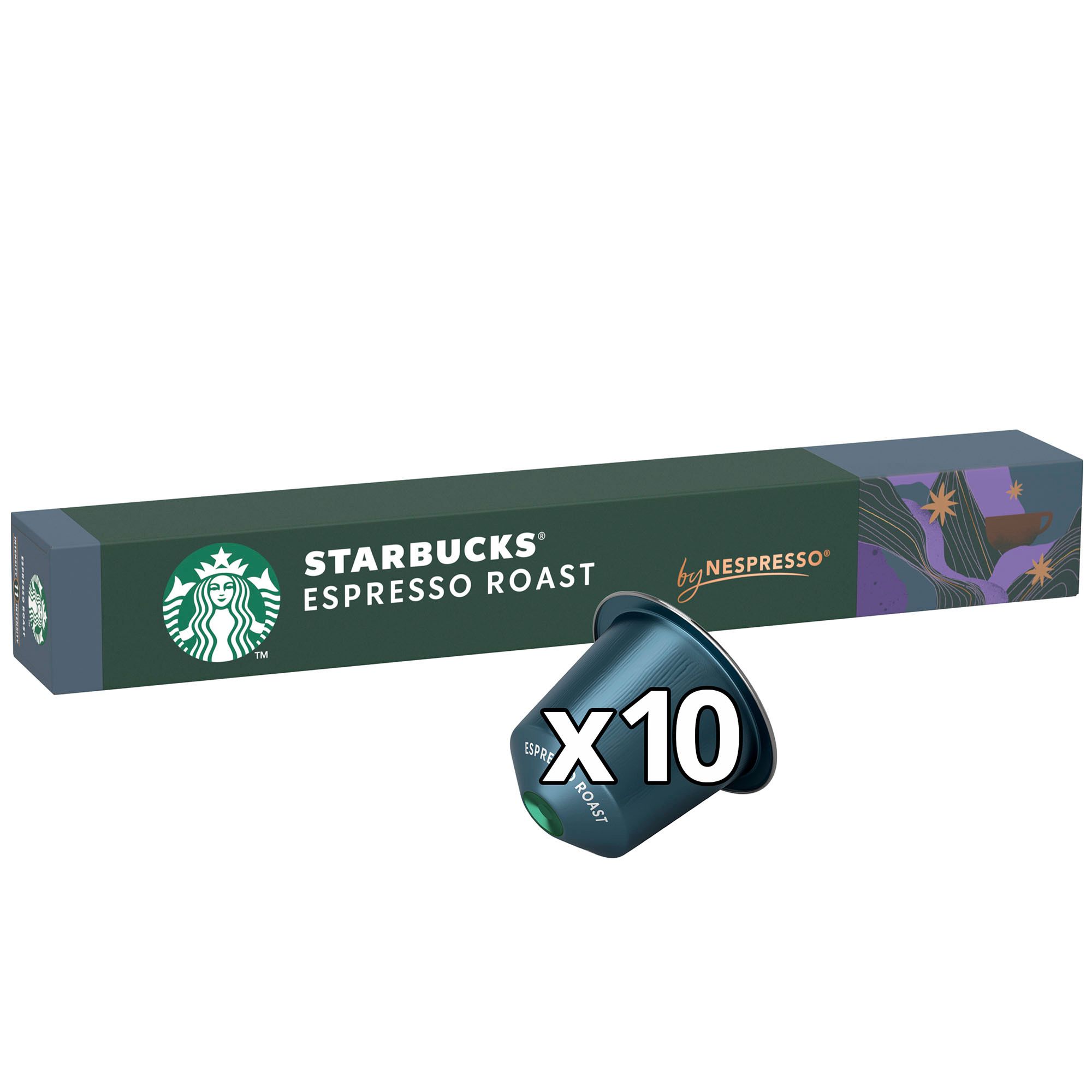 Buy Starbucks Espresso Roast by Nespresso Dark Roast Coffee Capsules