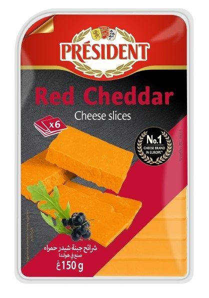 FROMAGE SLICE CHEDDAR 150G PRESIDENT