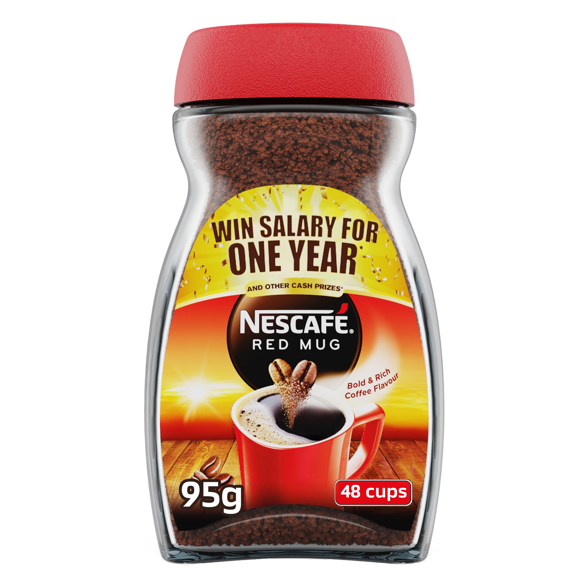 Buy Nescafe Red Mug Instant Coffee, 95g Online in Oman Talabat Oman
