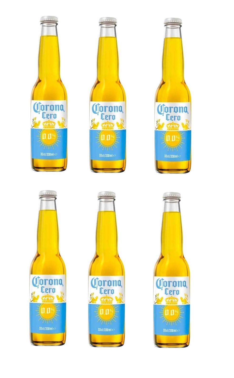 Buy Corona Cero Non-Alcoholic Drink, 330ml x 6 pcs Online in Kuwait ...