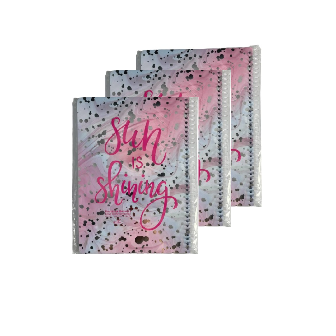 Buy Fanci Notebook A4 Size 100 Sheets 3 Pcs Online in Kuwait