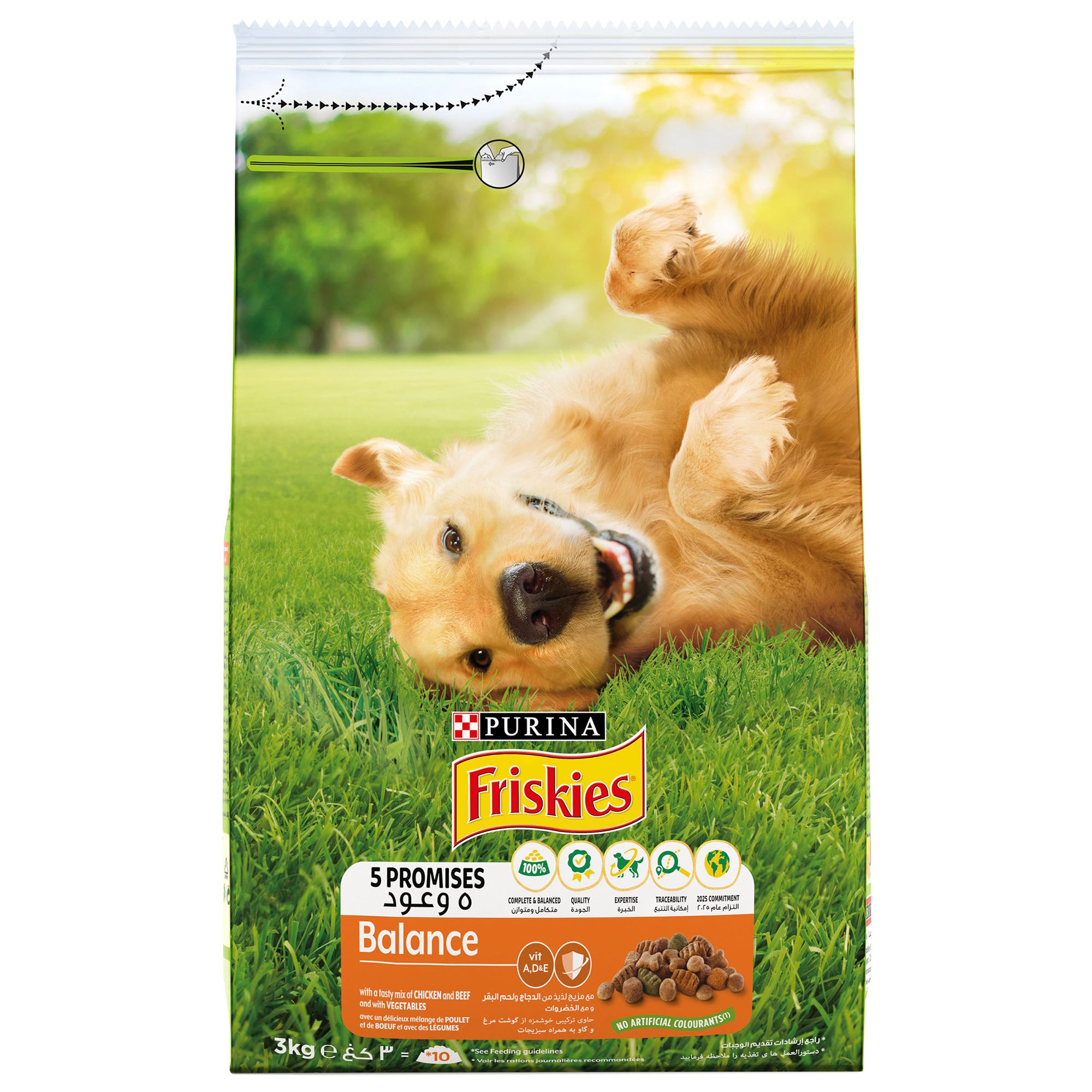 Buy Purina Friskies Balance Dog Dry Food Chicken And Vegetables 3kg