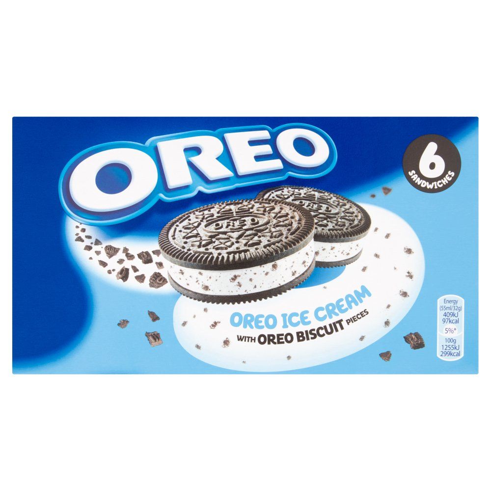 Buy Oreo Biscuit Ice Cream, 6Pcs 330ml Online in Oman | Talabat Oman