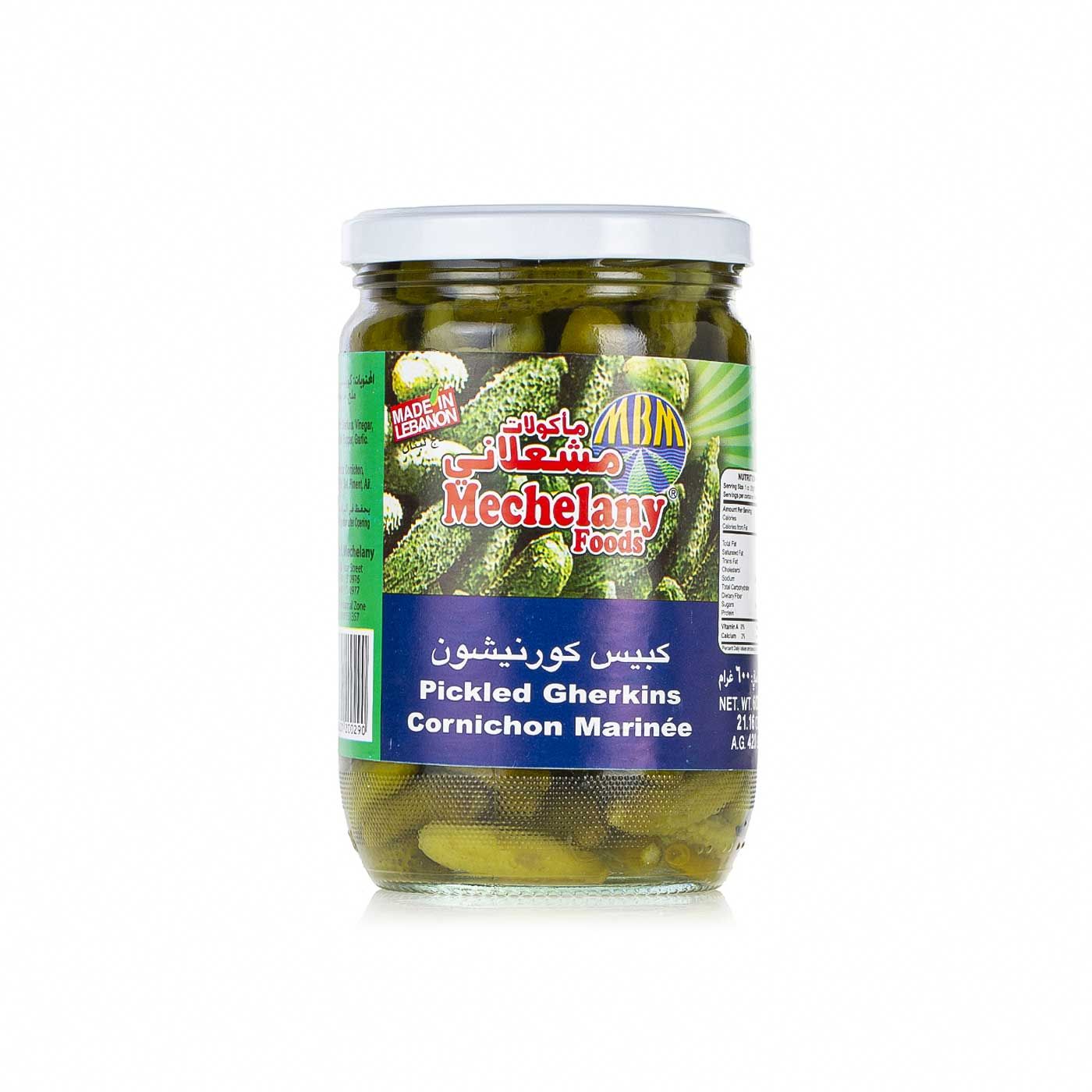 Mechaalany Pickled Cornichon 600G  (5285001200290)