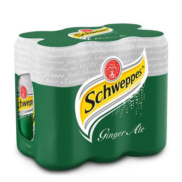 Buy Schweppes Ginger Ale Soft Drink, 6x300ml Online in Oman Talabat Oman