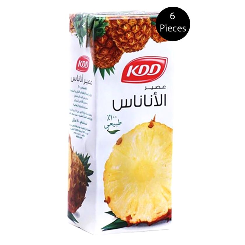 Buy KDD Pineapple Juice 180 ml x 6 Pcs Online in Bahrain Talabat Bahrain
