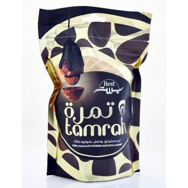 Buy Tamrah Dates Covered In Dark Chocolate Zipper Bag 100 g Online in UAE Talabat UAE