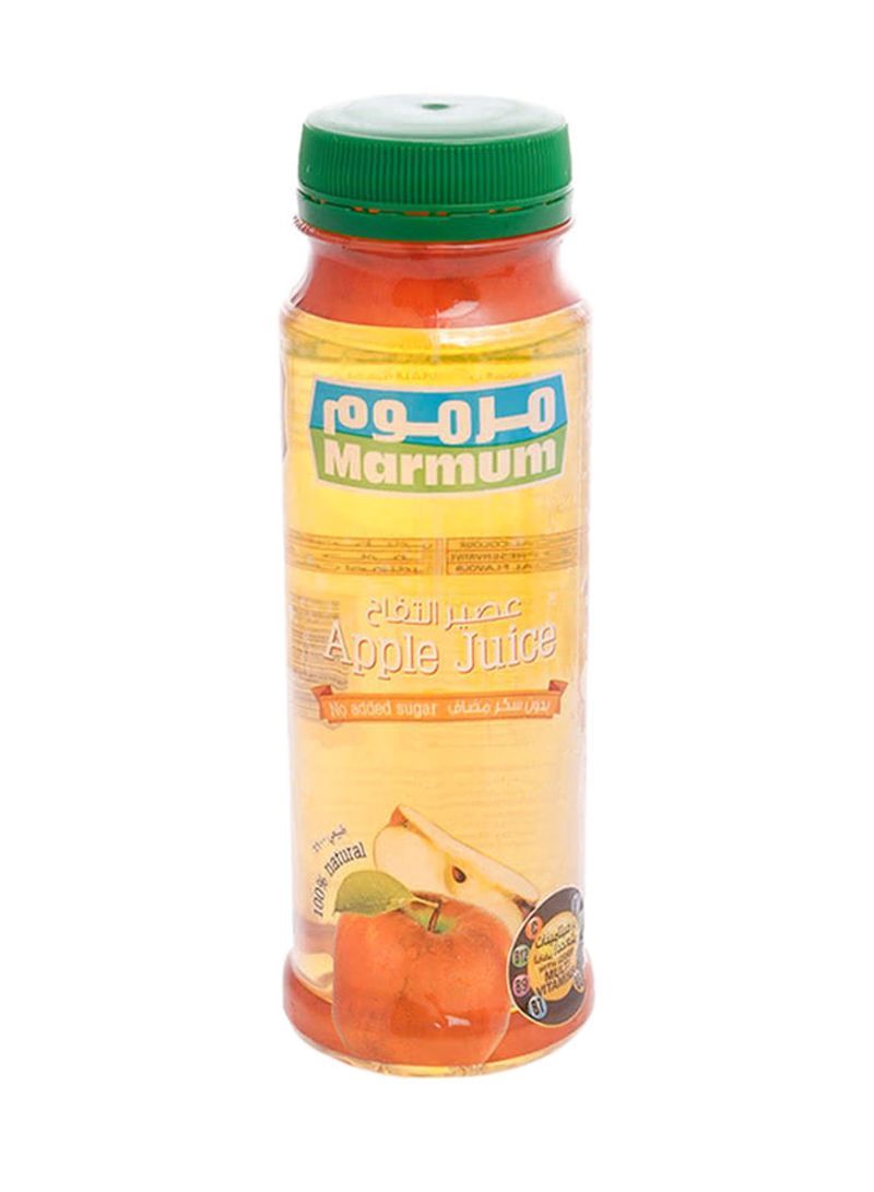Buy Marmum Apple Juice No Added Sugar 200 ml Online in UAE Talabat UAE
