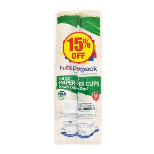 Buy Hotpack Paper Kawa Cup 2.5 Oz Twin Pack Online in Bahrain | Talabat ...