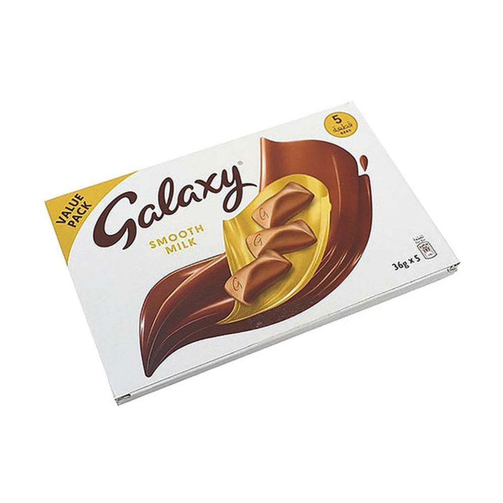 Buy Galaxy Smooth Milk Chocolate, 5x36g Online in Kuwait Talabat Kuwait