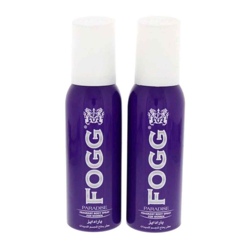 Buy Fogg Paradise Body Spray Women, 2 x 120ml Online in Kuwait