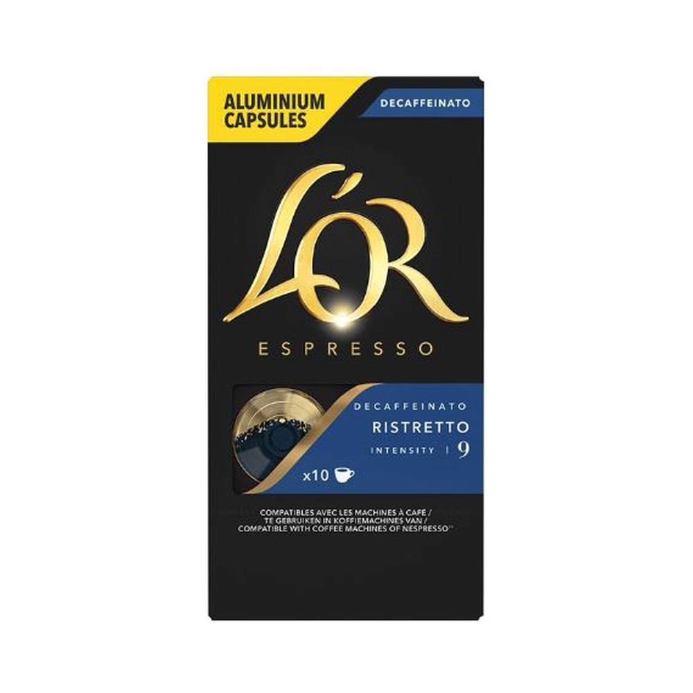 Buy L'Or Espresso Coffee Capsules Ristretto Decaffeinato 52 g x 10 pcs