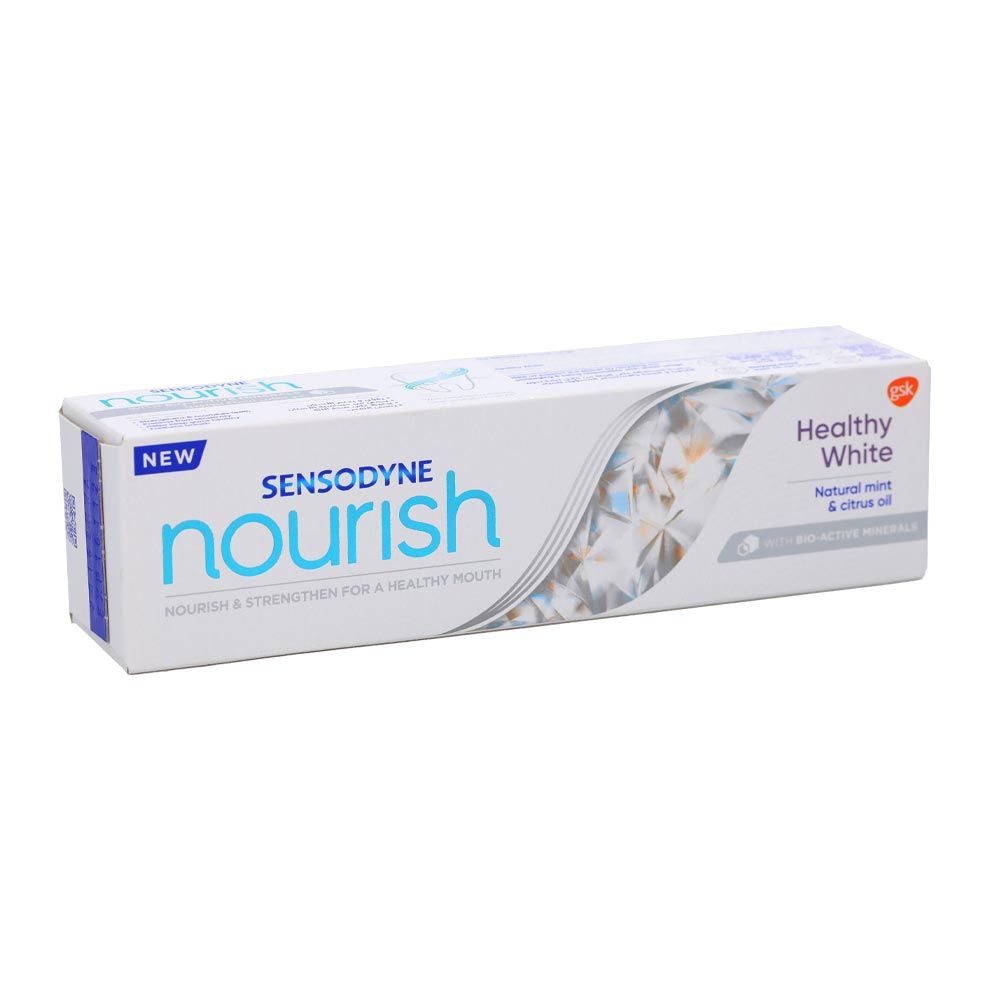 Buy Sensodyne Nourish Healthy White Toothpaste Protects & Whitens Teeth