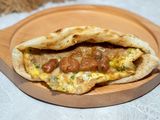Foul With Fried Eggs Sandwich
