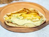 Baba Ghanouj With French Fries Sandwich