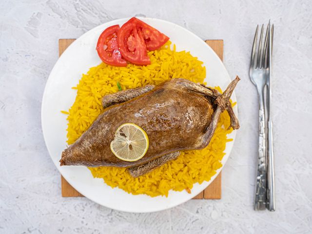 Stuffed Pigeon With Rice