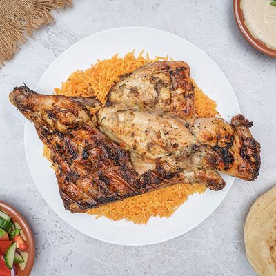 Half Grilled Chicken