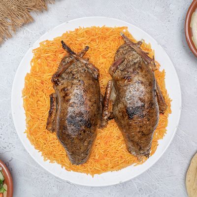 Fard Stuffed Pigeon With Rice