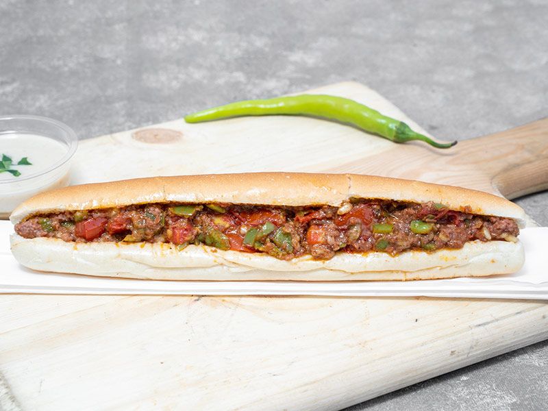 Corned Beef With Roumy Cheese Sandwich