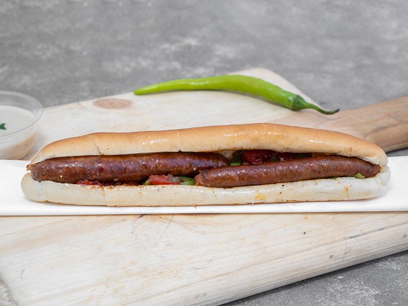 Oriental Sausage Sandwich