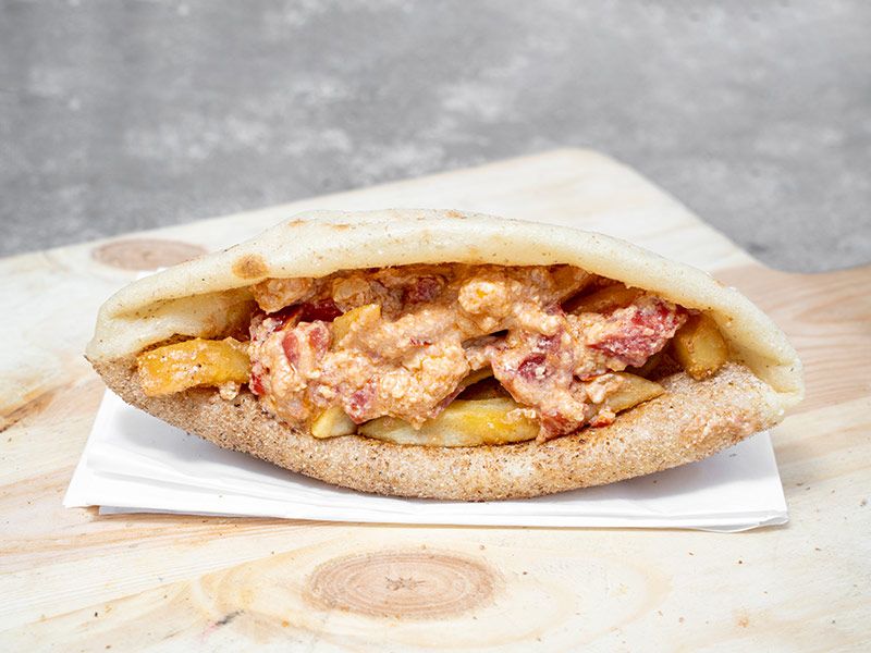 French Fries With Mish Sandwich