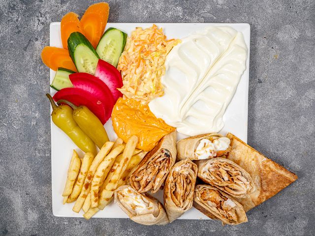 Arabian Chicken Shawerma Meal