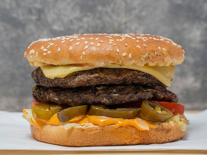 Fire Burger Sandwich