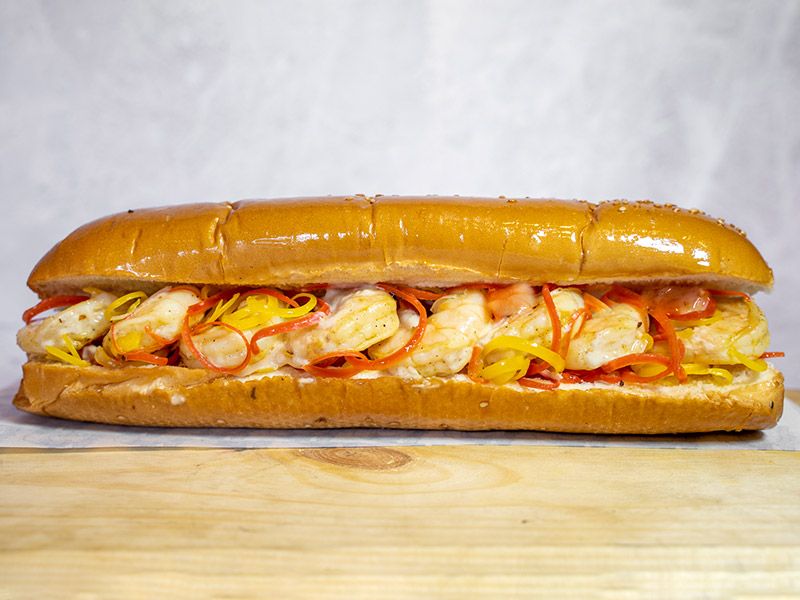 Seafood Fajita Sandwich