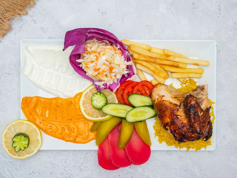 Quarter Grilled Chicken Meal