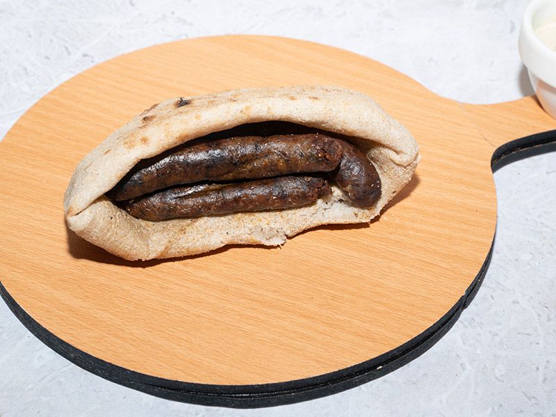 Oriental Sausage Sandwich