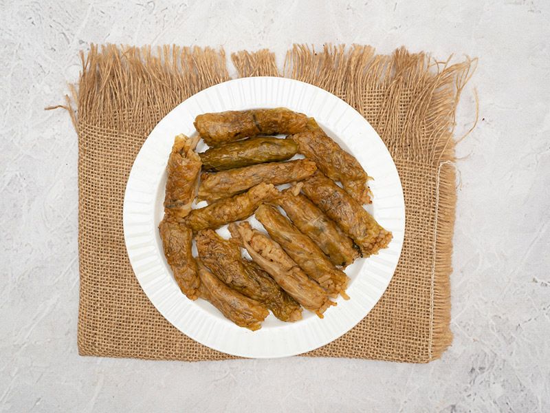 Cabbage Mahshi Platter